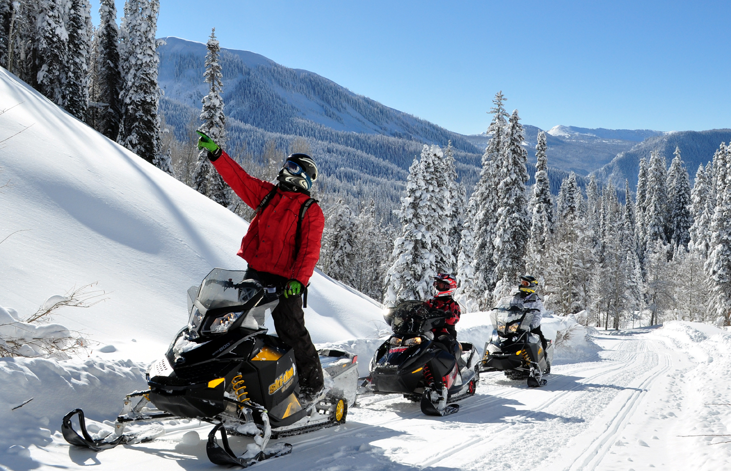 2hr Guided Snowmobile Trip